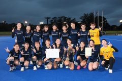 第2回 社会人女子プレミアムカップホッケー 最終日 競技中の写真 (決勝戦・3位決定戦・5位決定戦)