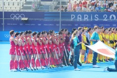 女子日本代表 さくらジャパン 「第33回  オリンピック競技大会  パリ2024 」第2戦 (中国戦)
