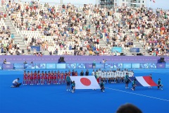 女子日本代表 さくらジャパン 「第33回  オリンピック競技大会  パリ2024 」第4戦 (フランス戦)
