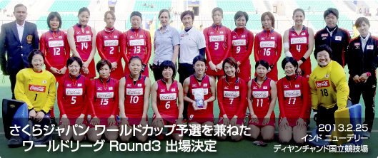 第1回 女子ワールドリーグ Round2 (2013/ニューデリー)